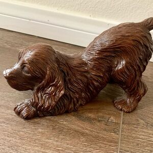 Vintage Handcrafted Red Mill MFG Dog Figurine